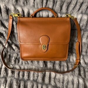 Coach Willis Originals Camel Leather Top-Handle 9927/5785